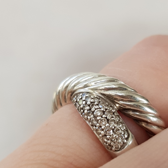 David Yurman Crossover X Diamond Ring - Picture 10 of 16